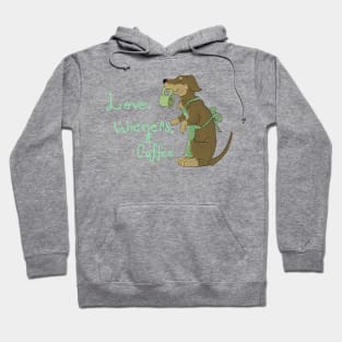 Dogs love and coffee Hoodie